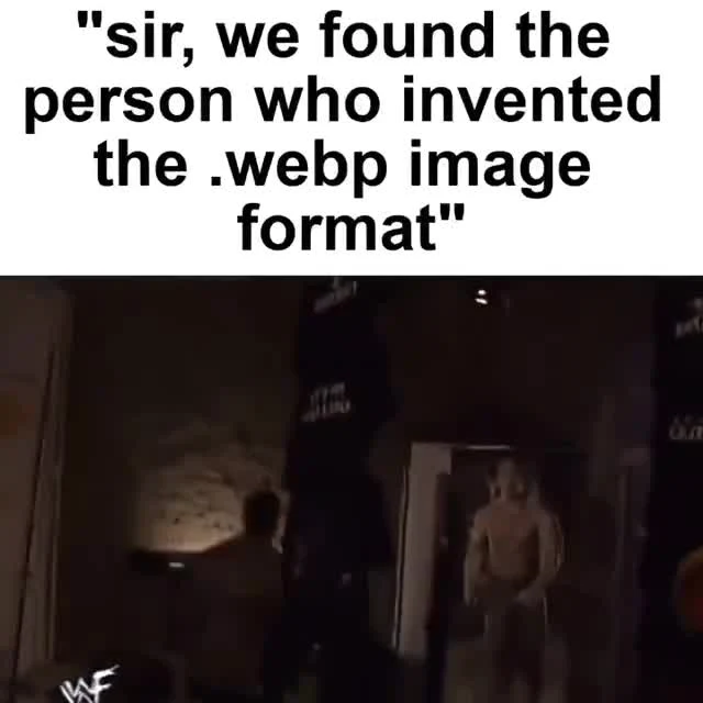 meme image of a shirtless man being led somewhere