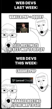 web devs opinion change on hosting php