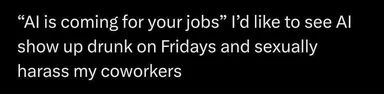 AI job threat humor