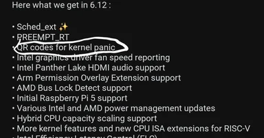 kernel panic qr codes