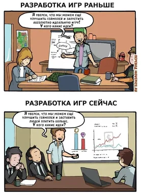 game development then and now meme