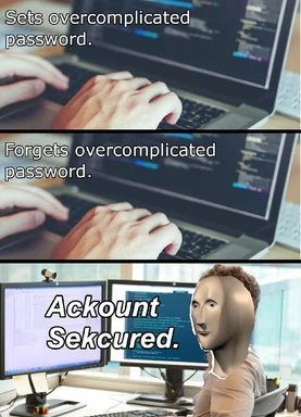 Developer humor about password security