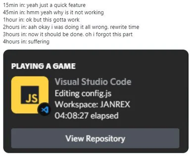 a developer struggles with a feature in Visual Studio Code