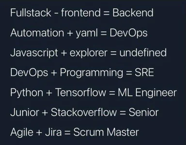 russian tech job title equations