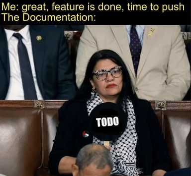 a woman looking at a todo list with a disappointed expression