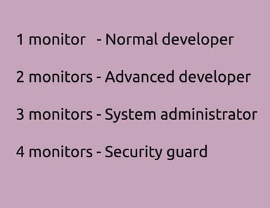 developer monitors meme