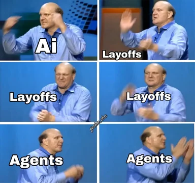 reaction to AI layoffs and agents