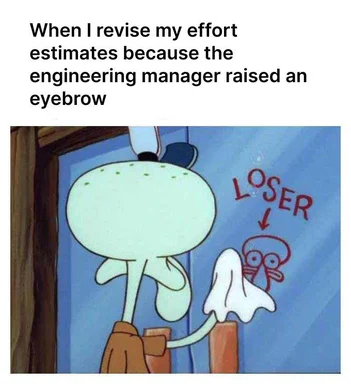 squidward loser meme
