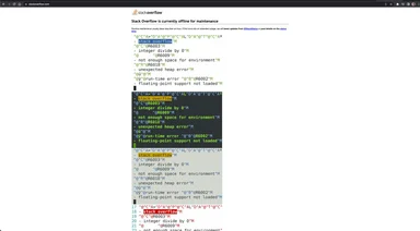 Stack Overflow error meme