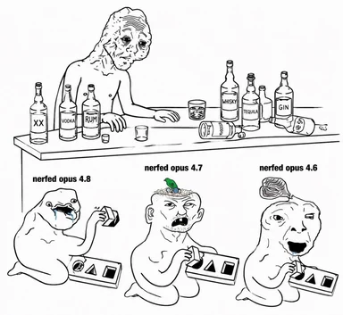 funny meme about nerfing opus versions