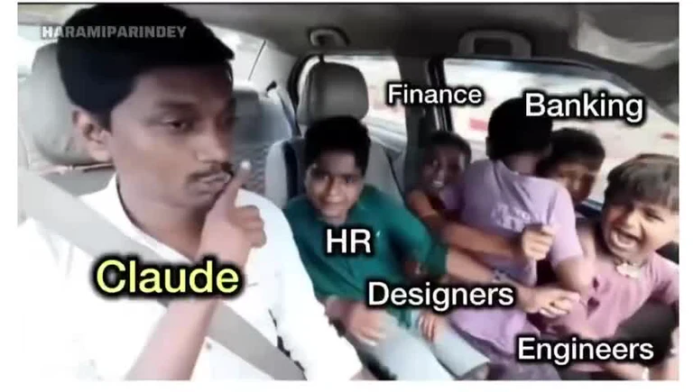 Claude rides with finance, banking, HR, designers, and engineers