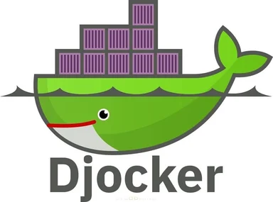 Djocker meme with green whale and purple containers