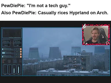 PewDiePie tech skills meme