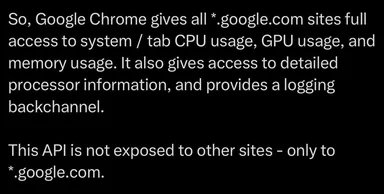 Google Chrome browser security concern