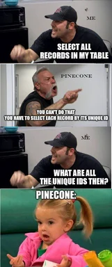 database query meme