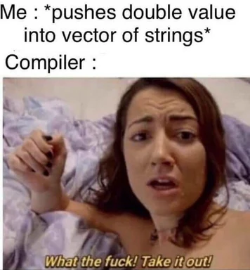 programmer frustrated with compiler error