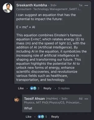 ai equation meme