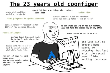 The 23 years old coonfiger meme