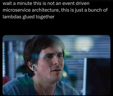 disappointed developer looking at code review