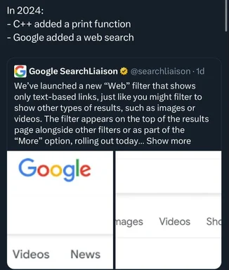 Google Search update meme