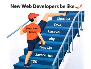 New web developers struggling with various technologies