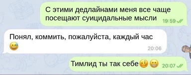 russian developer meme about teamlead and commit