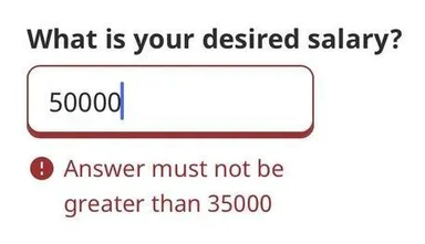 job interview salary question meme
