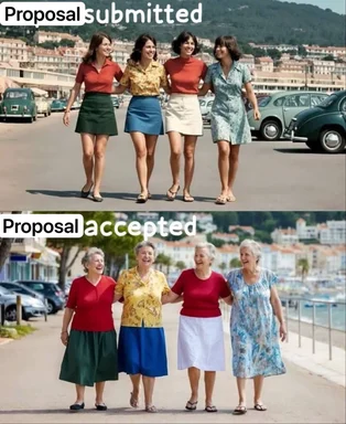 Proposal submitted vs proposal accepted meme