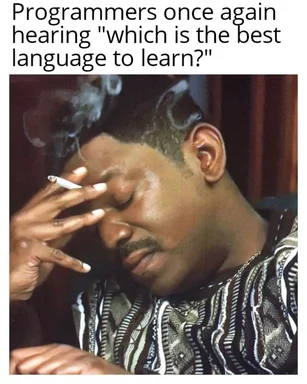 programmers reaction to which language to learn