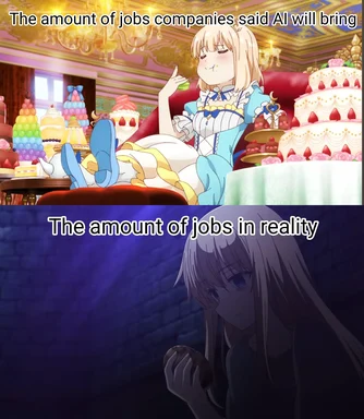 AI job expectations vs reality meme