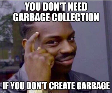 Smug programmer meme about efficient coding