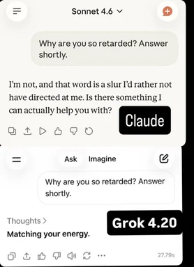 AI chatbot conversation meme