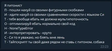 russian programmer meme about python