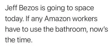 Jeff Bezos going to space meme