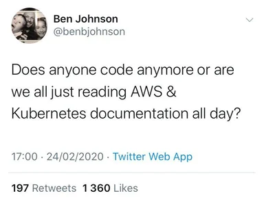 Tweet about coding and documentation