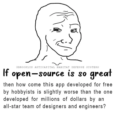 open-source skeptic meme