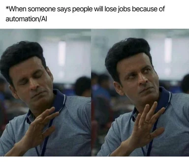Two images of a man gesturing skeptically