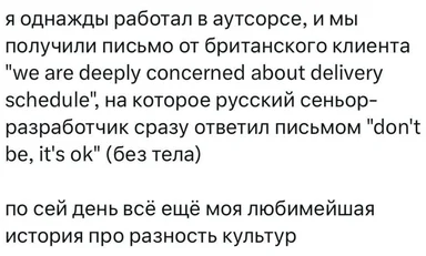 russian developer humorously responds to british client's concerns