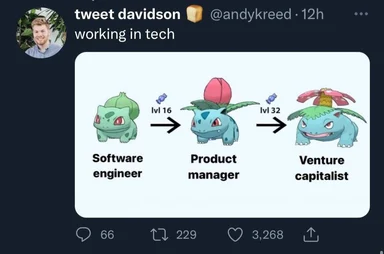 charmander evolution software engineer to venture capitalist