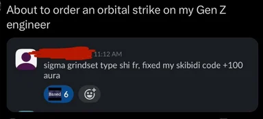 humorous text exchange about fixing code