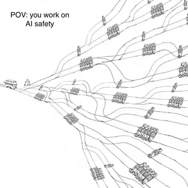 AI safety work complexity meme