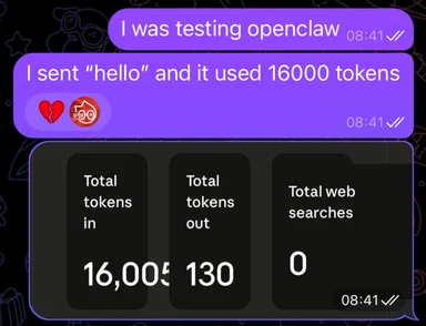 AI token usage meme with shocked reaction