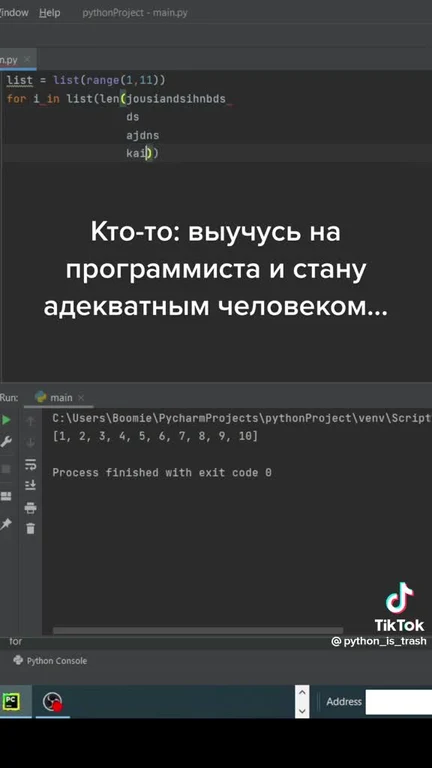 russian programmer humor with python code