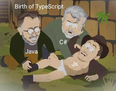 Java and C# giving birth to TypeScript with Js