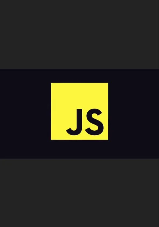 JS logo on black background