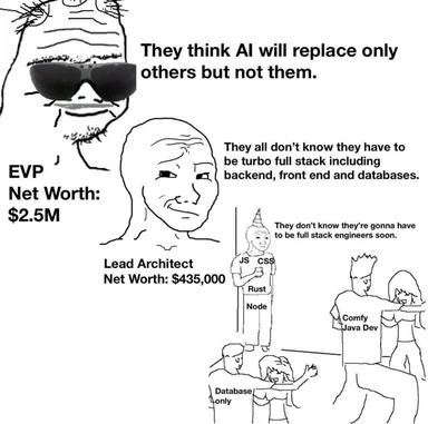ai replacement tech industry meme