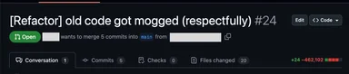 old code got refactored
