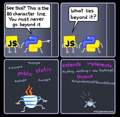 JavaScript character limit comic