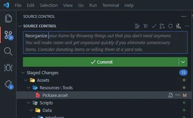 AI commit message
