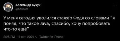 russian developer internship dropout
